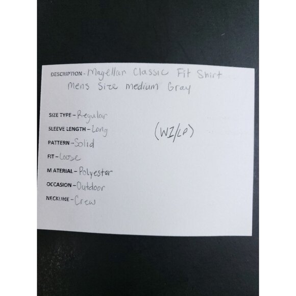 Magellan Classic Fit Shirt Men's Size Medium Gray - Picture 7 of 7